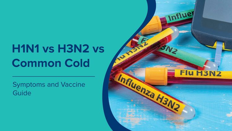 H1N1 vs H3N2 vs Common Cold Symptoms, Testing and Vaccine guide