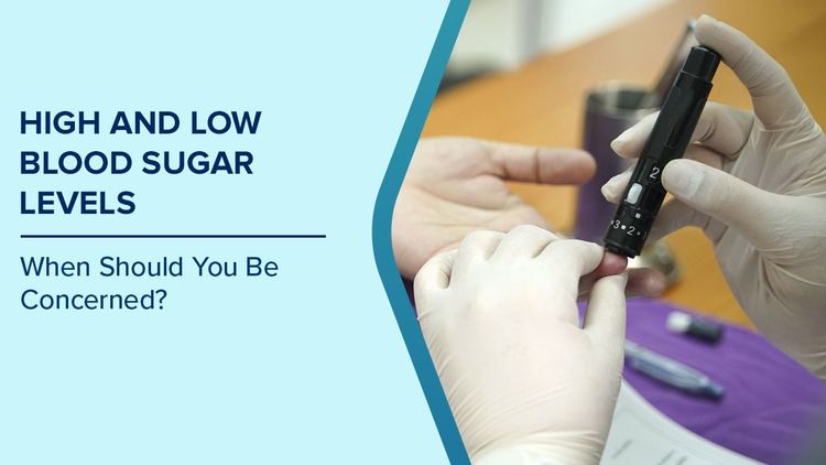Symptoms of High and  Low Blood Sugar