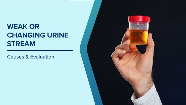 Change in Urine Flow Causes